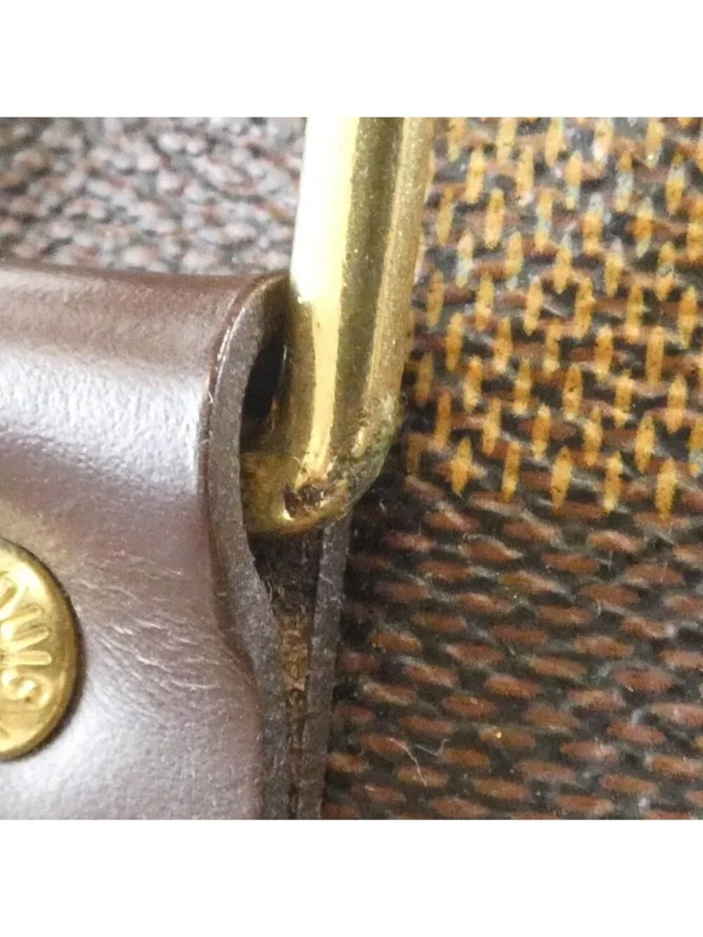 Louis Vuitton Damier Keepall Bandouliere 55 Boston Bag